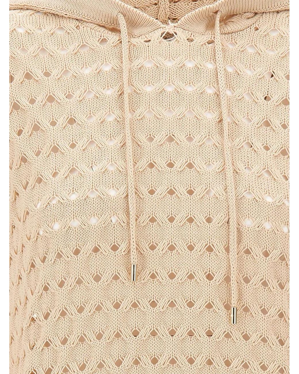 Kangra Natural Textured-Knit Sleeveless Vest