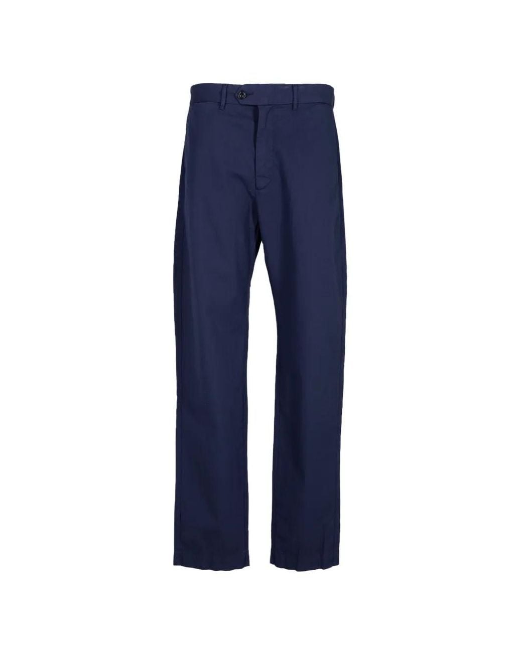 Hartford Blue Pantalon Taylor À Coupe Droite for men