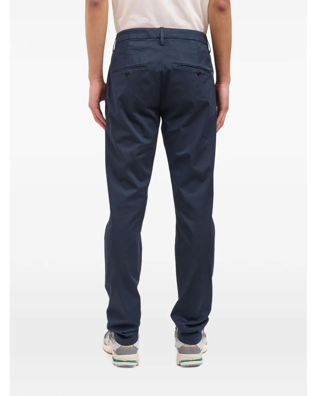 Dondup Blue Gaubert Slim-Leg Trousers for men