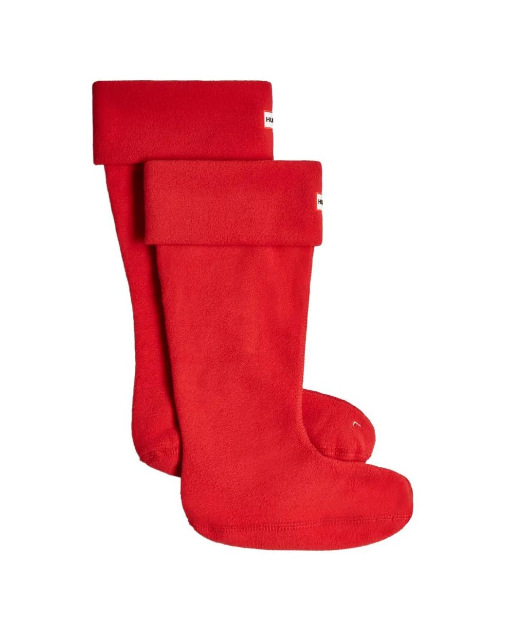 Hunter Red Logo-Patch Socks