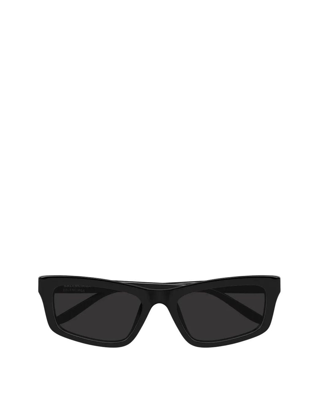 Balenciaga Black Rectangle-Frame Sunglasses