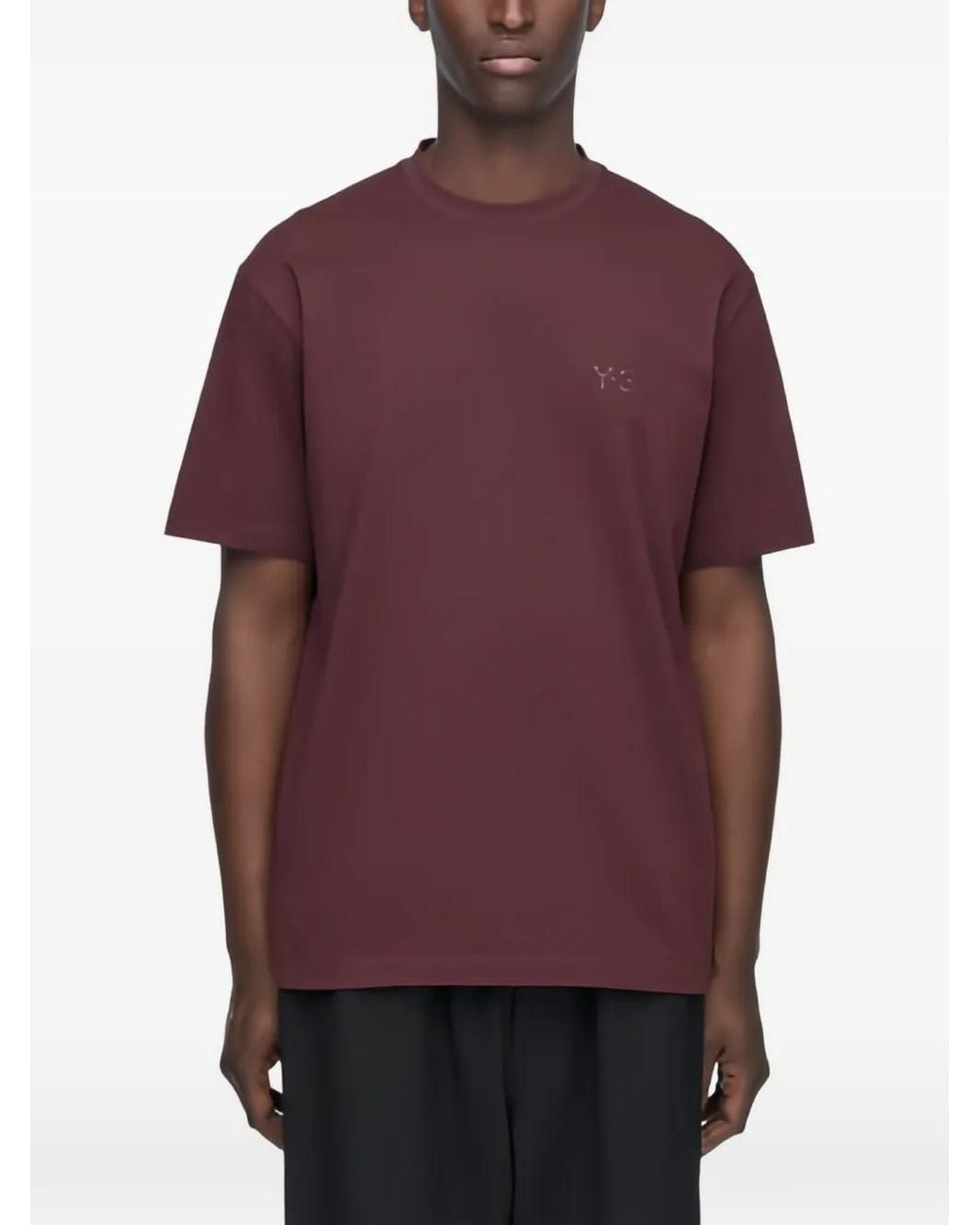 Y-3 Red Logo-Print Short-Sleeve T-Shirt