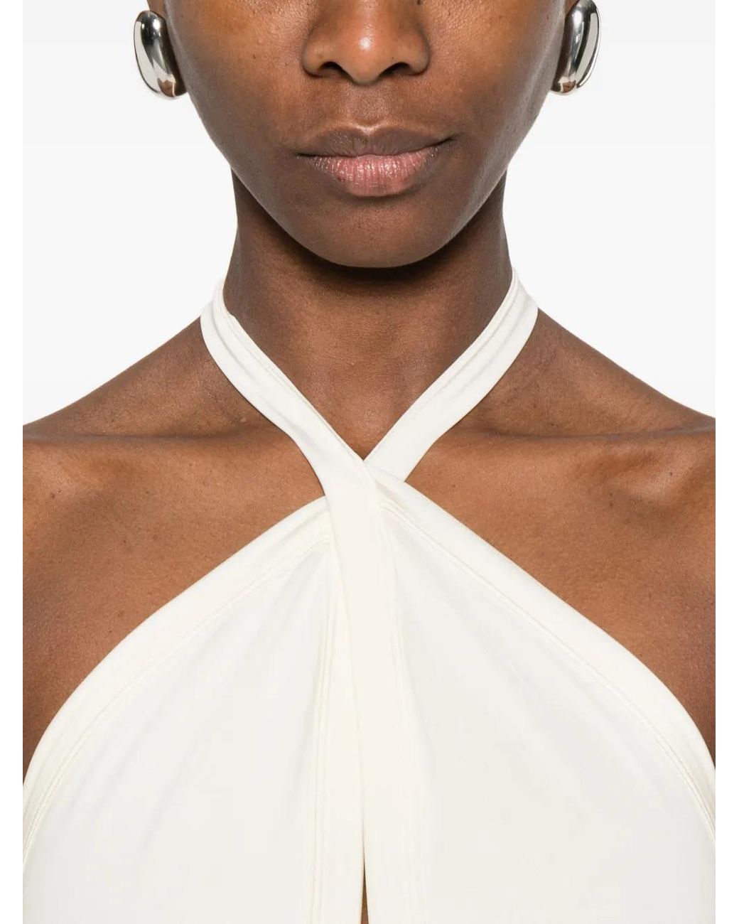 AYA MUSE Ola マキシドレス White