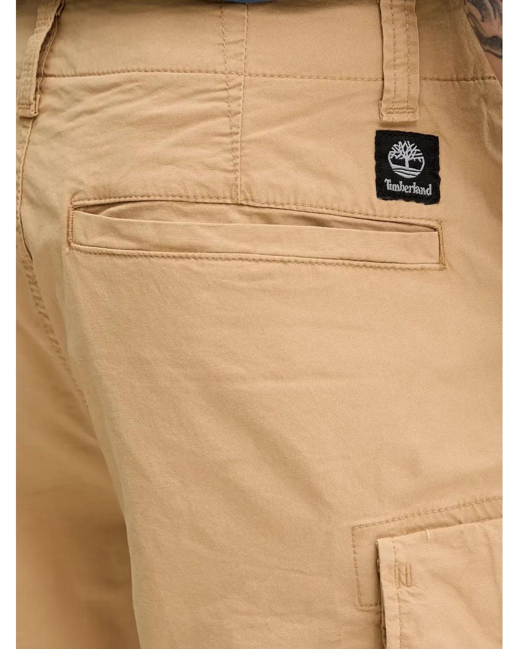 Timberland Natural Cargo Shorts for men