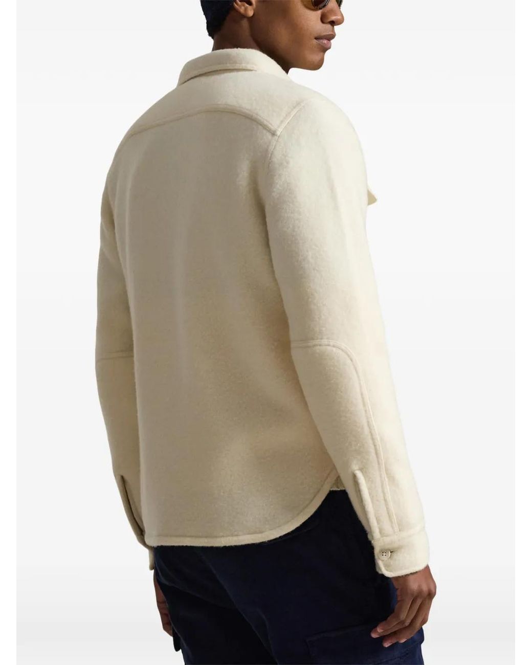 Polo Ralph Lauren Natural Felted Collared Jacket for men