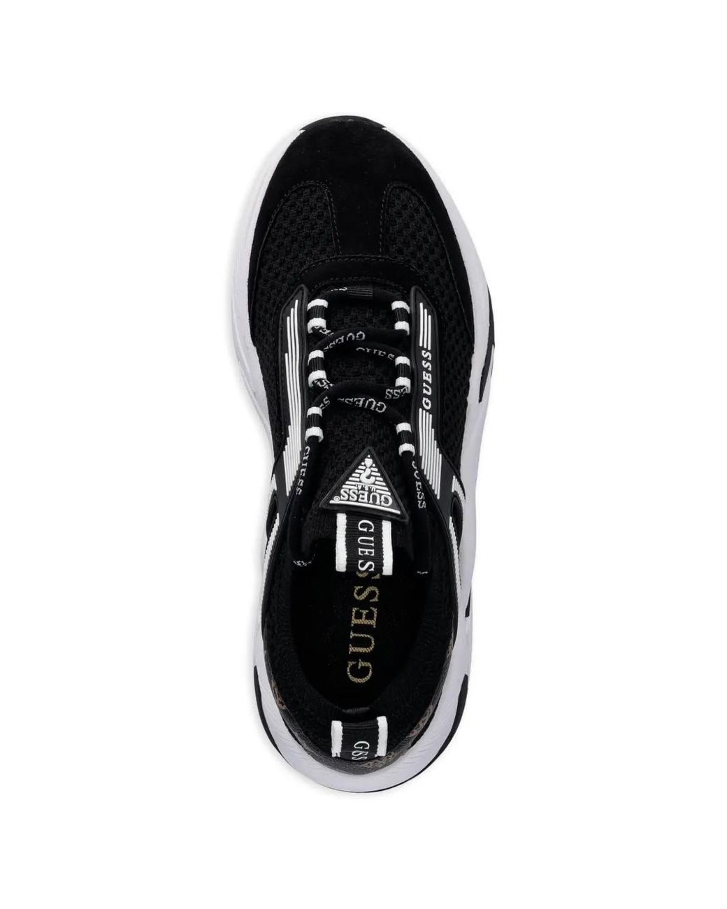 Guess Black Genga Panelled Sneakers