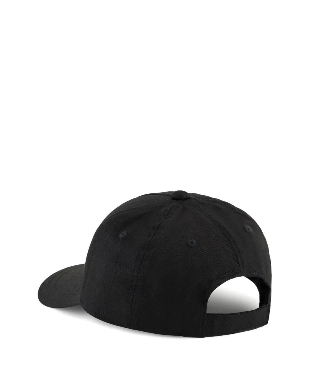 ARMANI EXCHANGE Black Logo-Embellished Baseball Cap for men