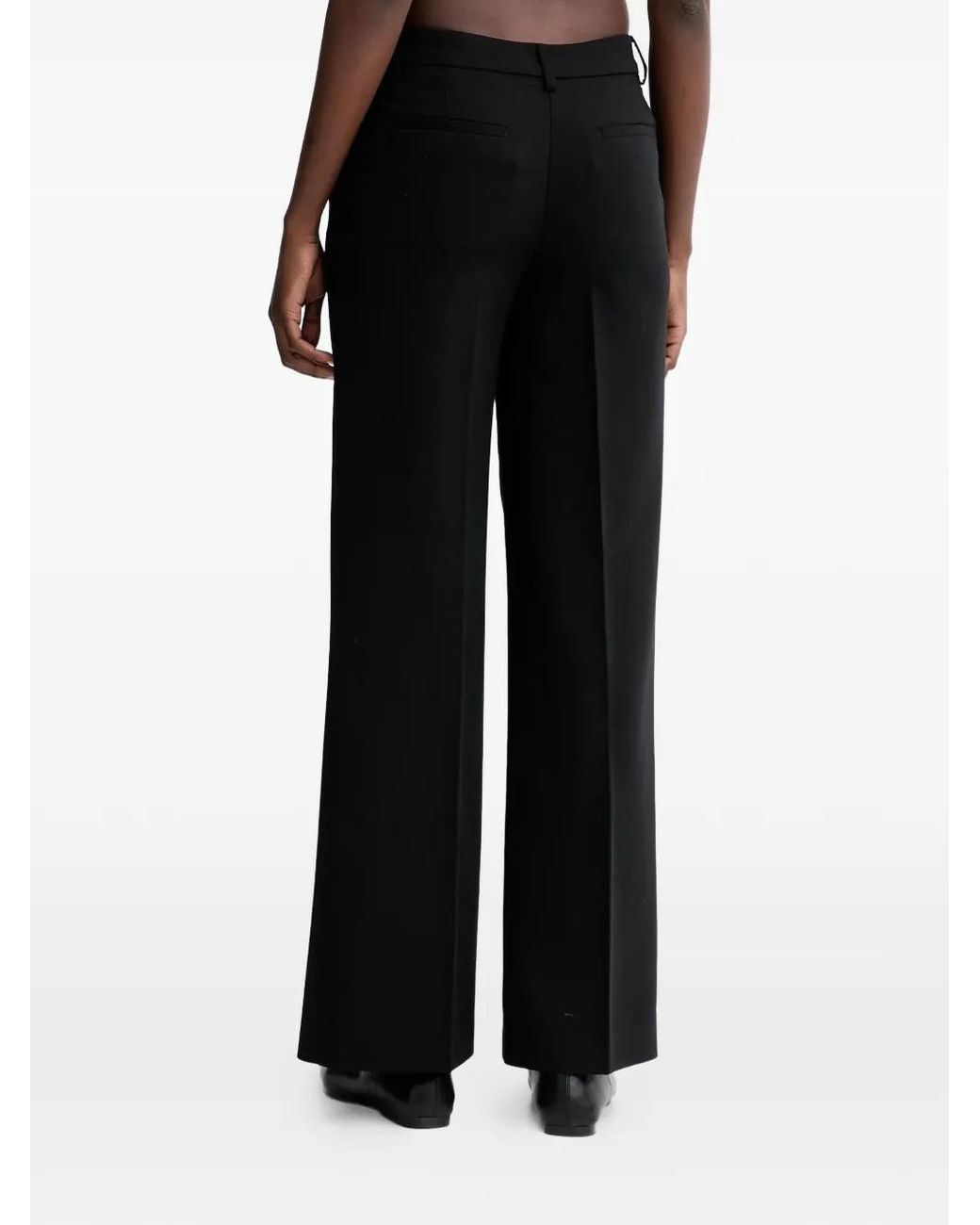 Sessun Black Wide-Leg Trousers