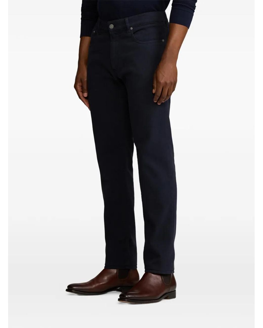 Ralph Lauren Blue Five-Pocket Slim-Fit Denim for men