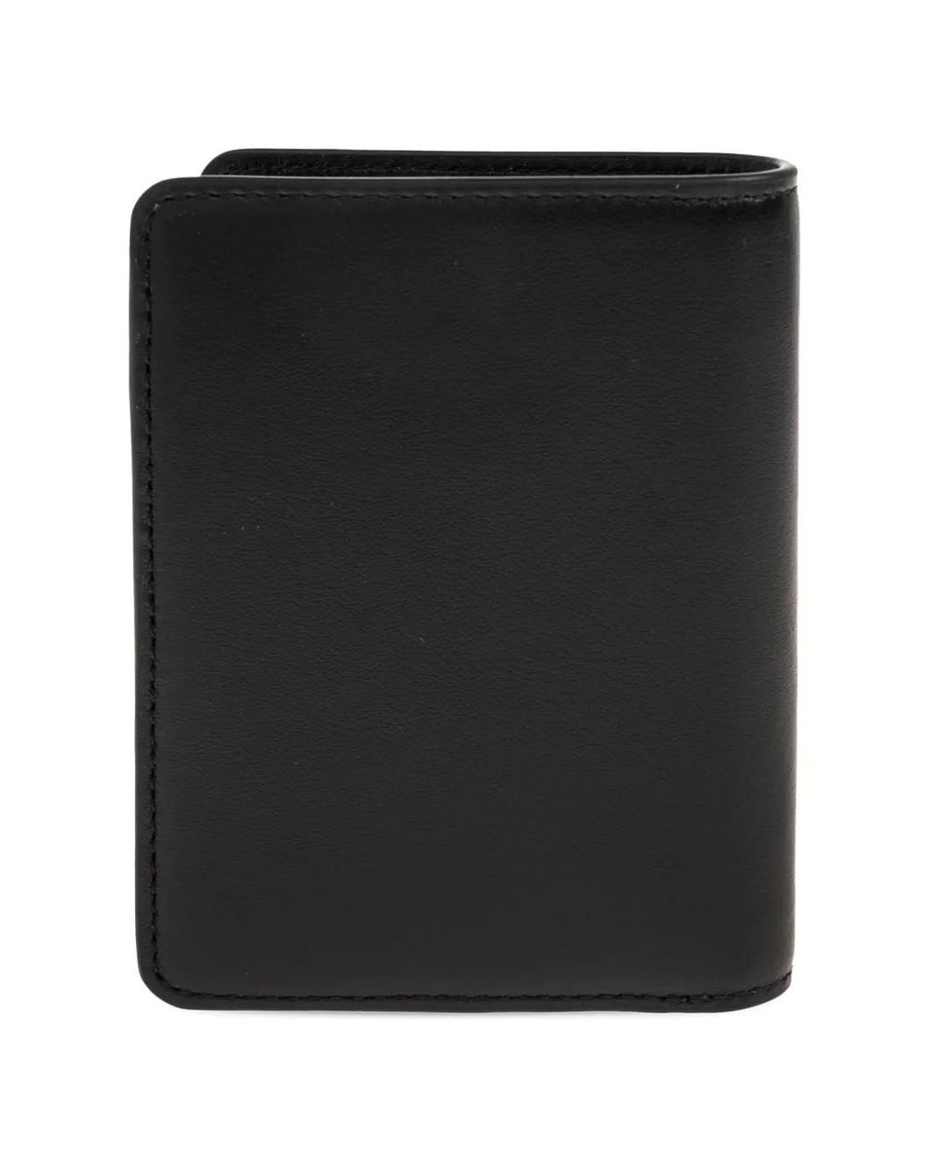 KENZO Black Tulip Leather Wallet for men
