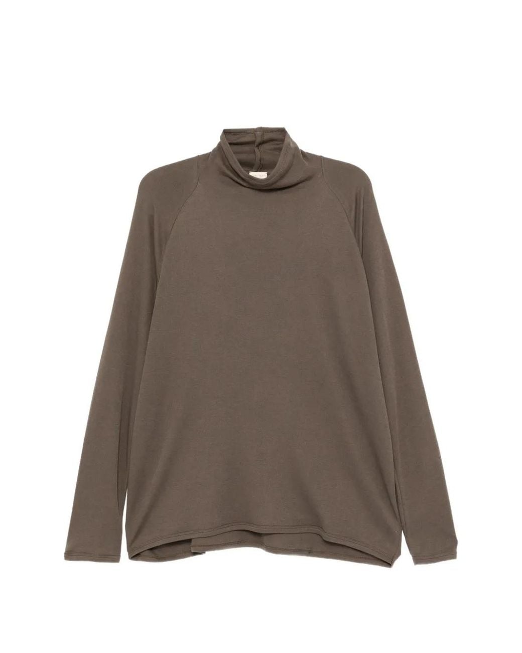 Jan Jan Van Essche Gray Turtle-Neck Tee for men