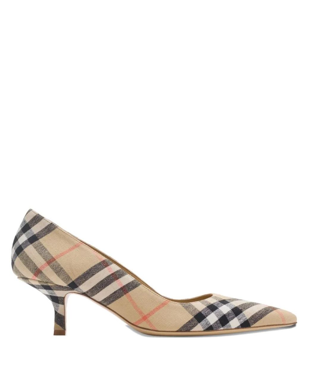 Burberry Natural Check Dame Pumps