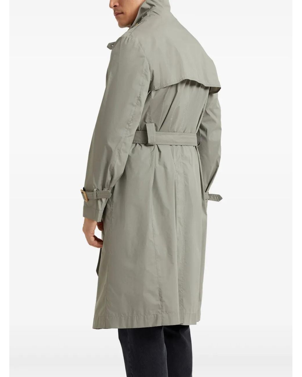 Brunello Cucinelli Gray Raincoat Water Resistant for men