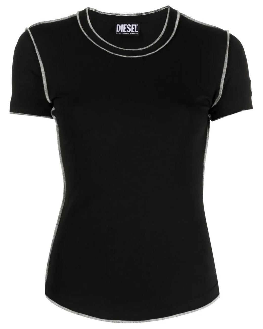 DIESEL Black Short Sleeve T-Shirt