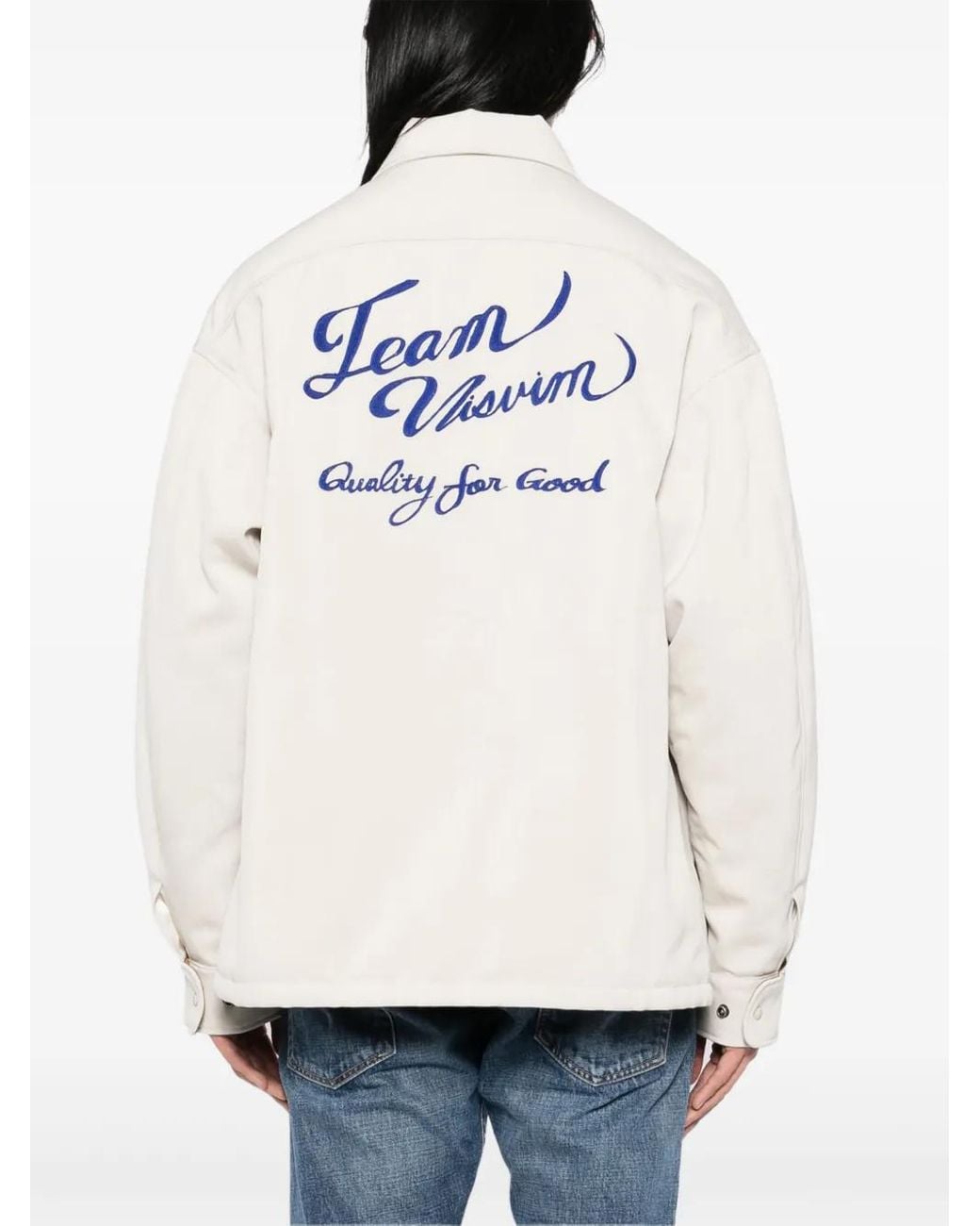 Visvim Westwood Team Donsjack in het Natural voor heren