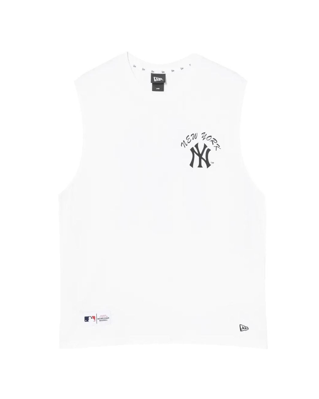 KTZ White Sleeveless Top for men