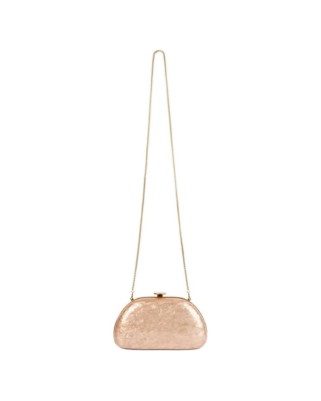 Gemy Maalouf White Marbled Clutch Bag