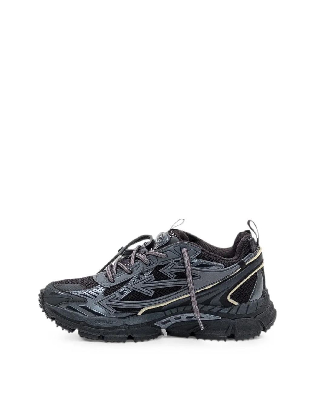 Off-White c/o Virgil Abloh Black Lace-Up Sneakers for men