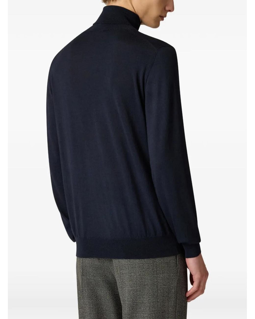 Pull À Col Roulé Lardini pour homme en coloris Blue