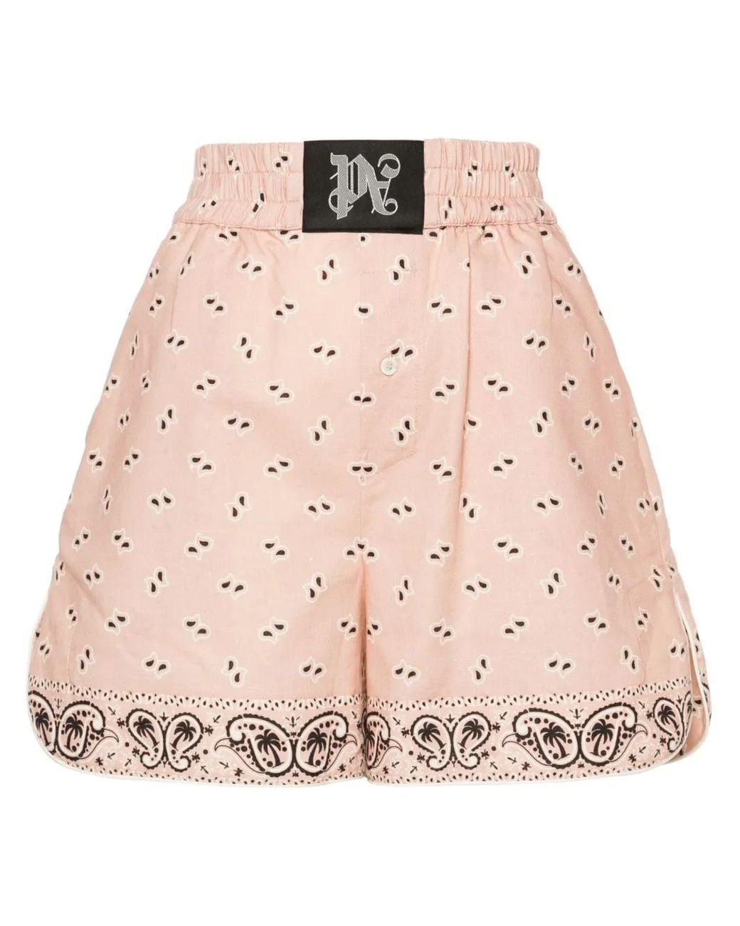 Palm Angels Pink Paisley-Print Boxers Shorts