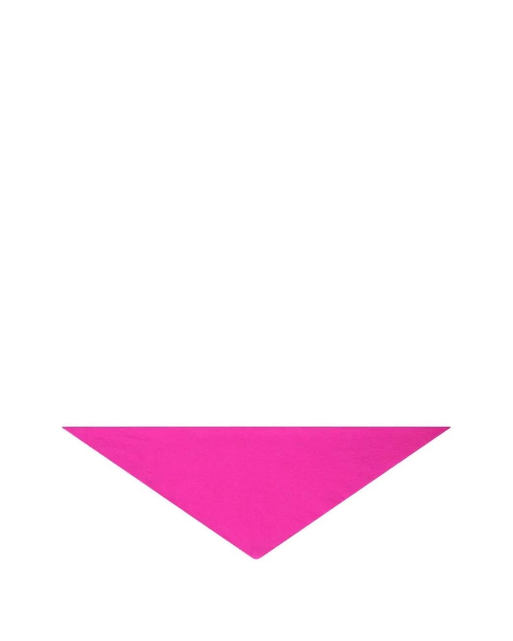 Le Bonnet Pink Knitted Triangle Scarf