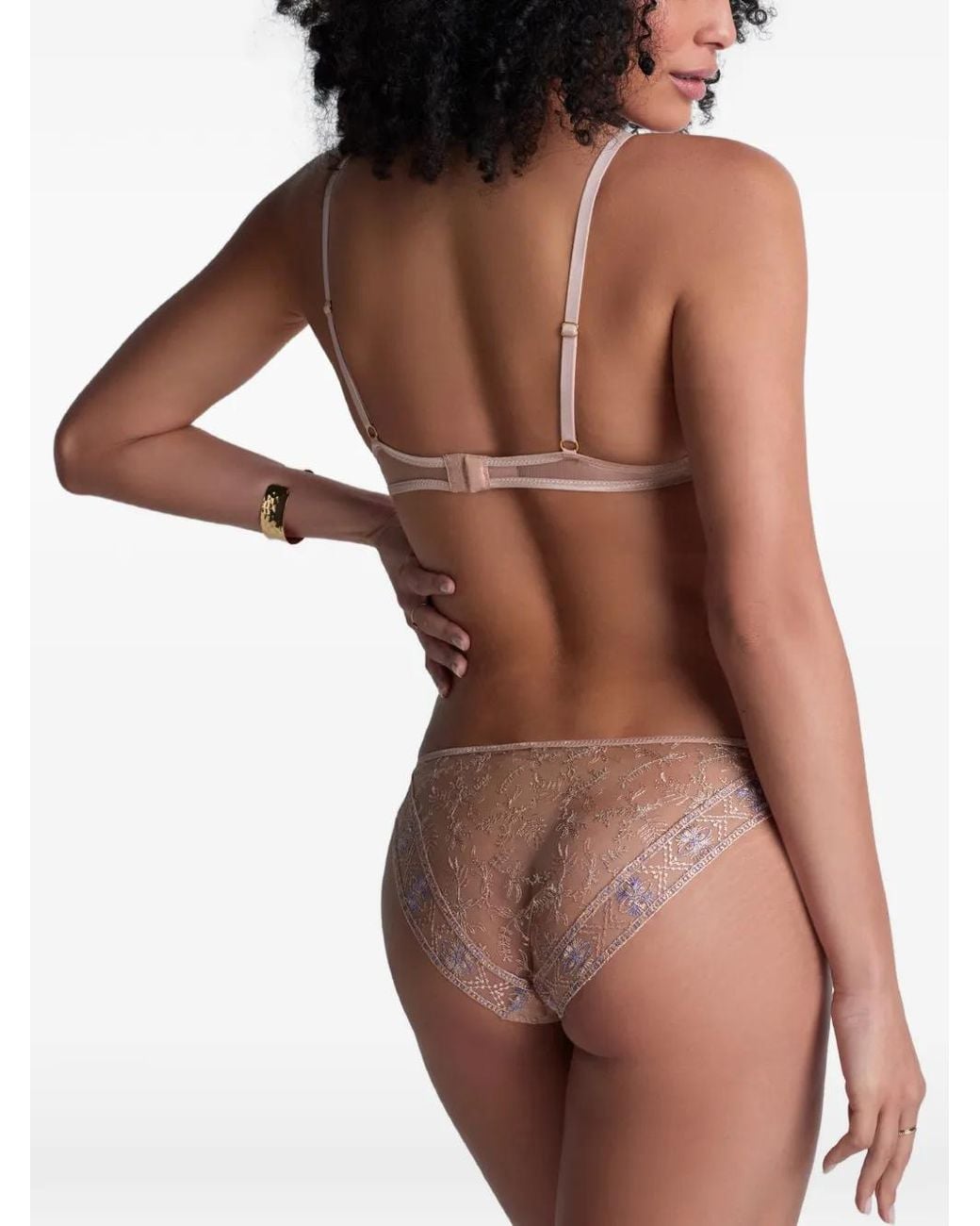 Aubade Pink Sound Of Heart Briefs