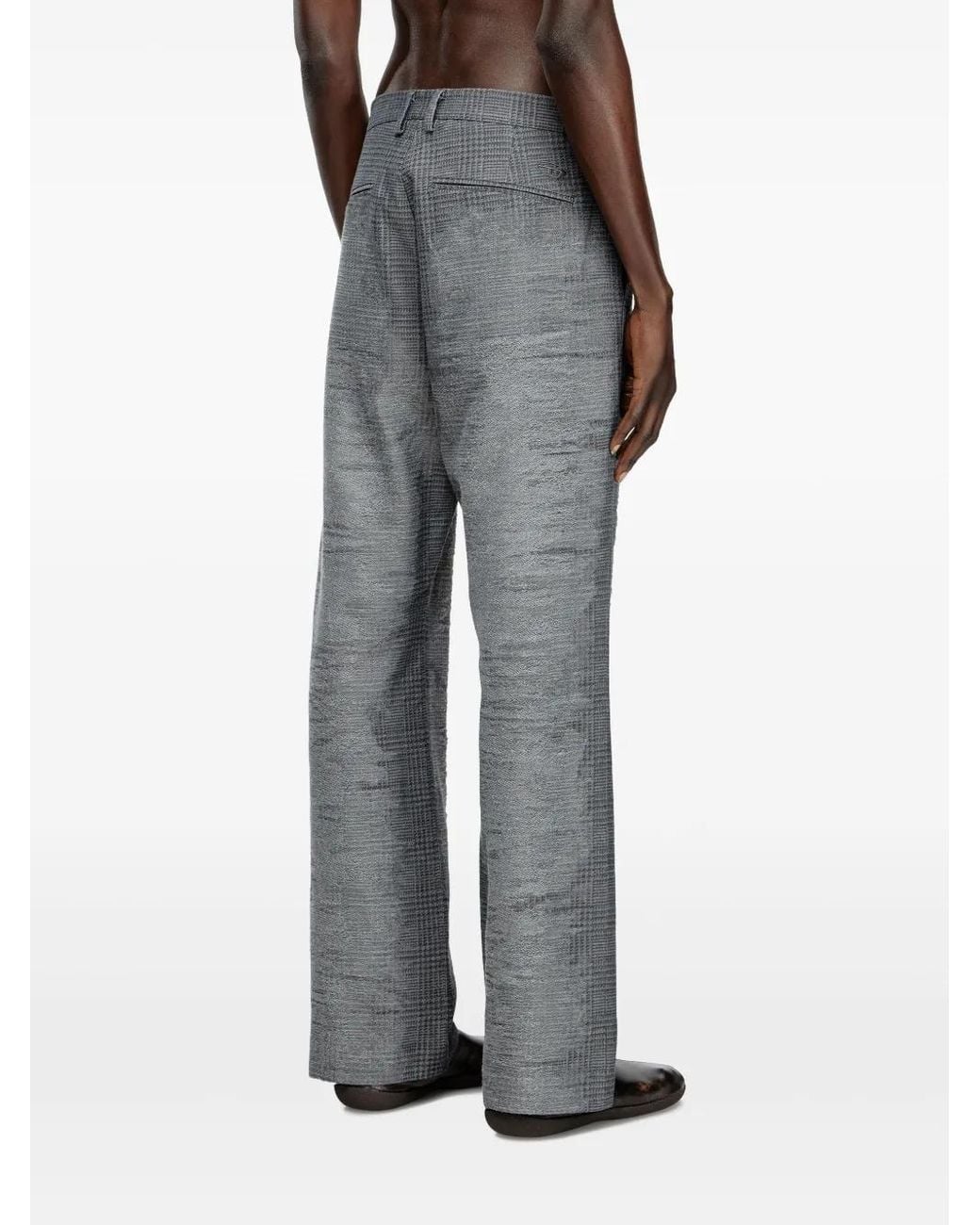 DIESEL Gray P-Boix Trousers for men
