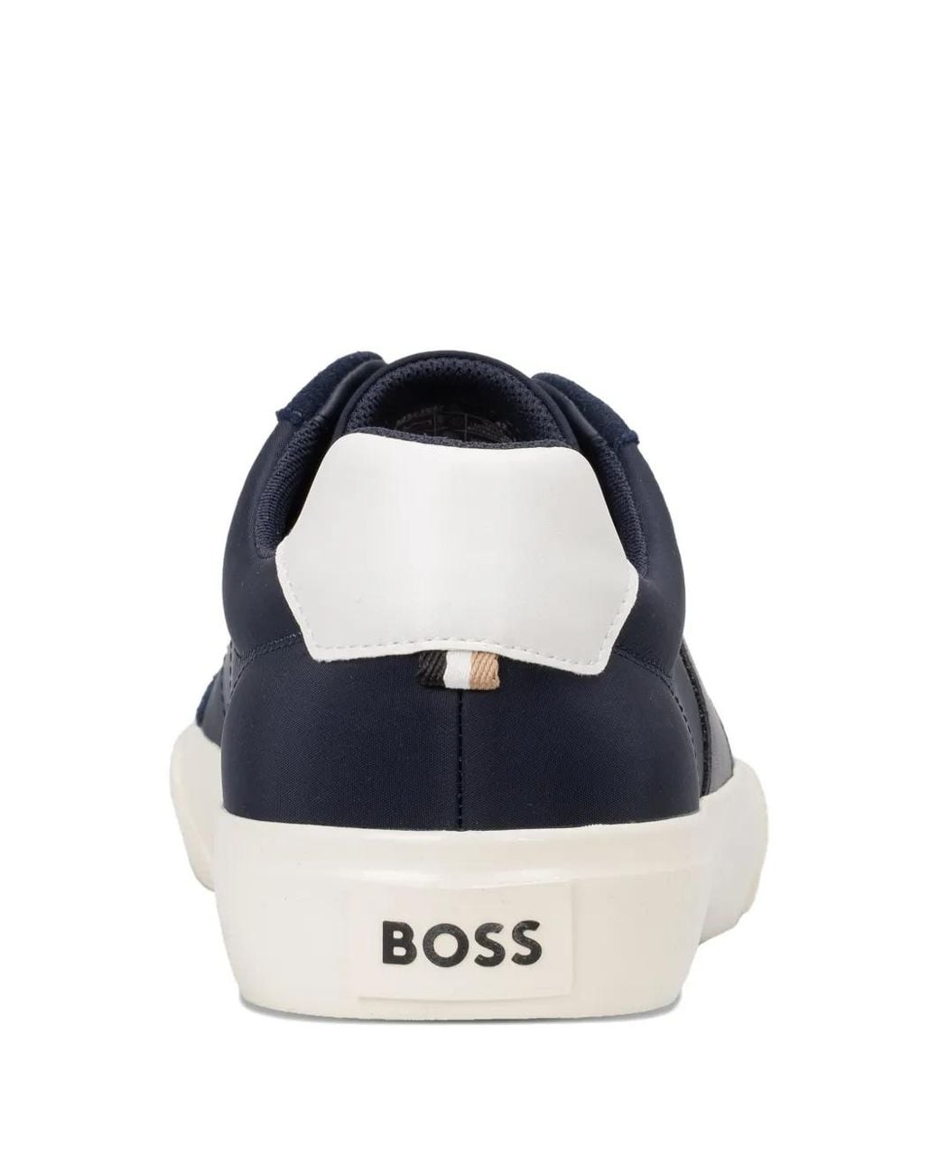 Boss Blue Baskets À Empiècements for men