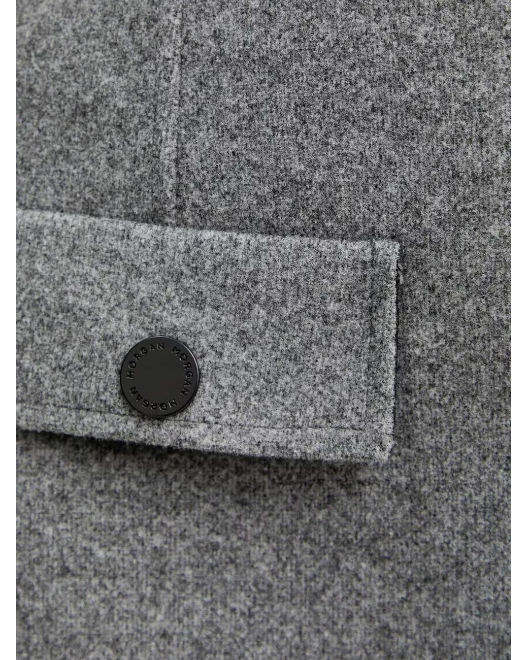 Minifalda Con Botones Morgan de color Gray
