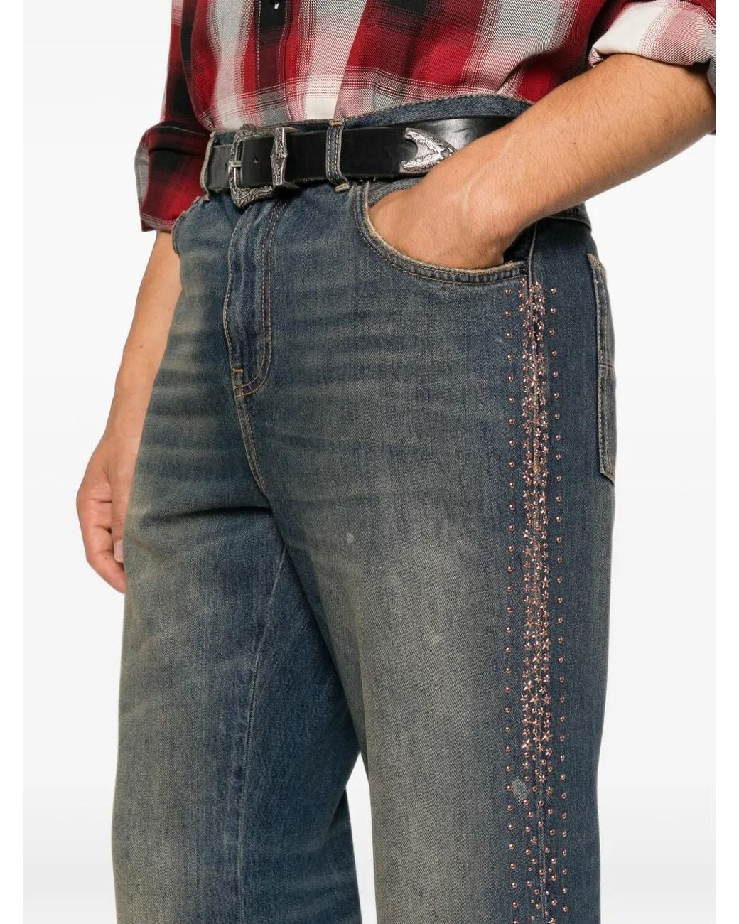 Amiri Gray Denim for men