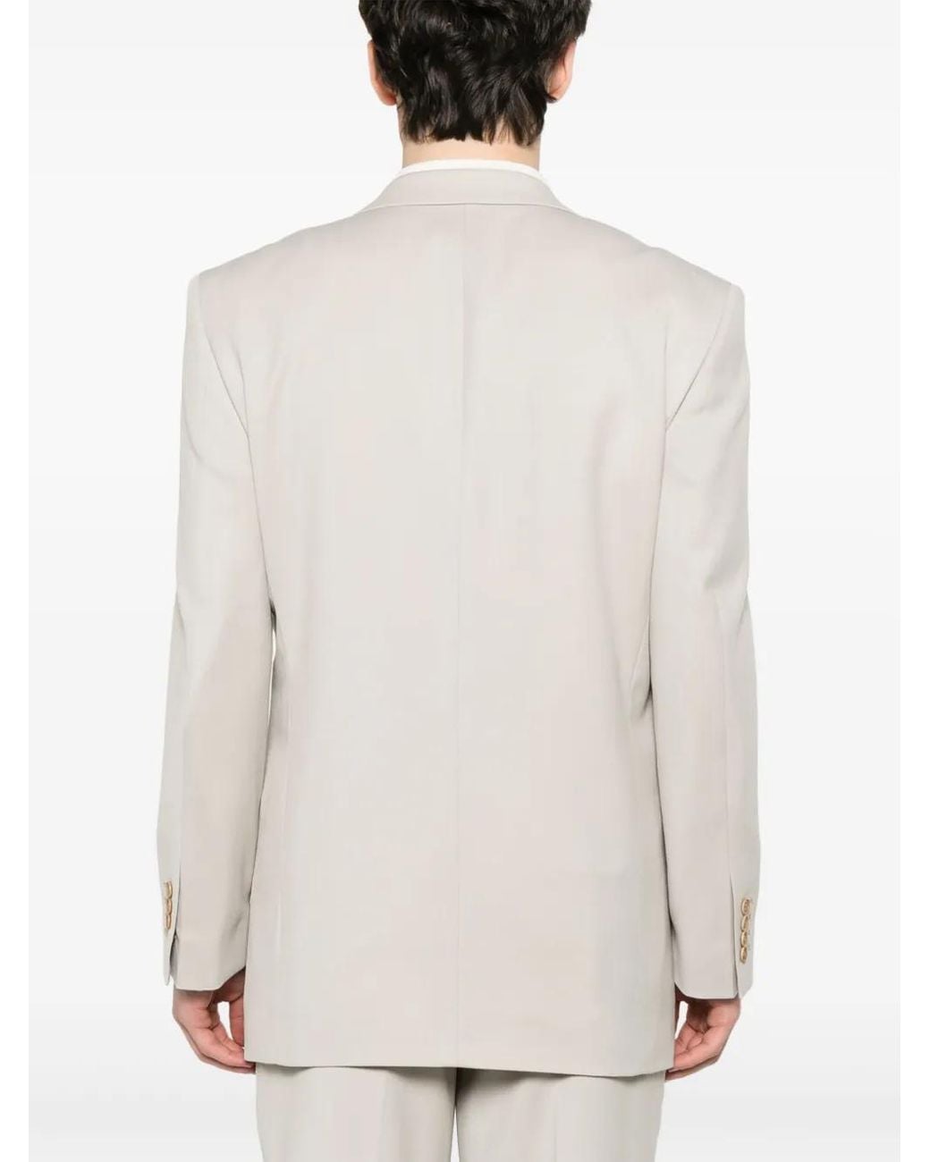 sunflower White 90's Double-Breasted Blazer for men