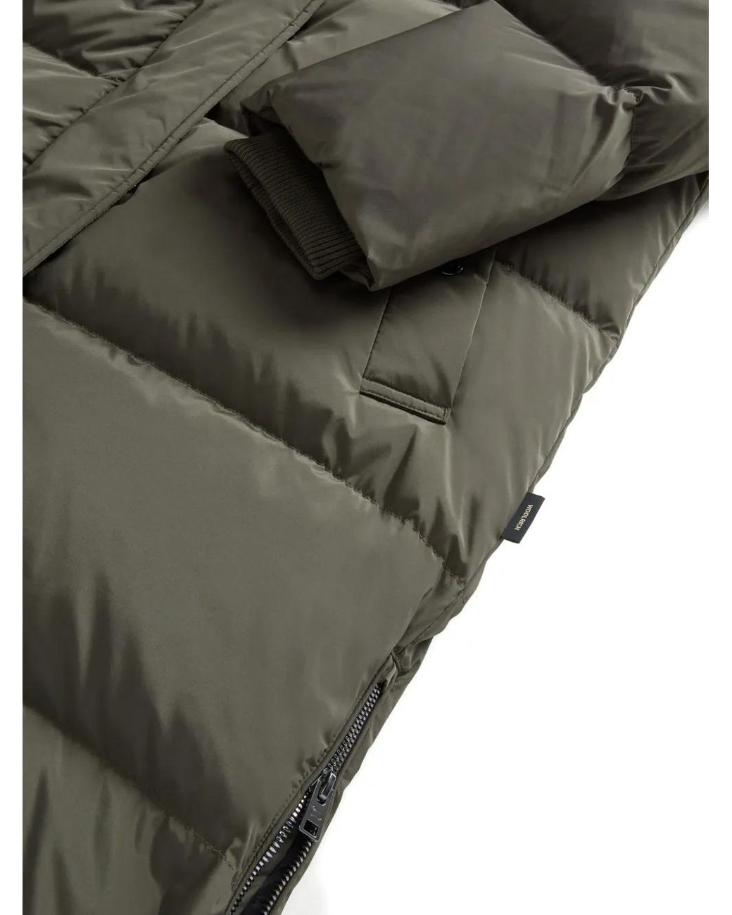 Woolrich Green Kelly Long Parka