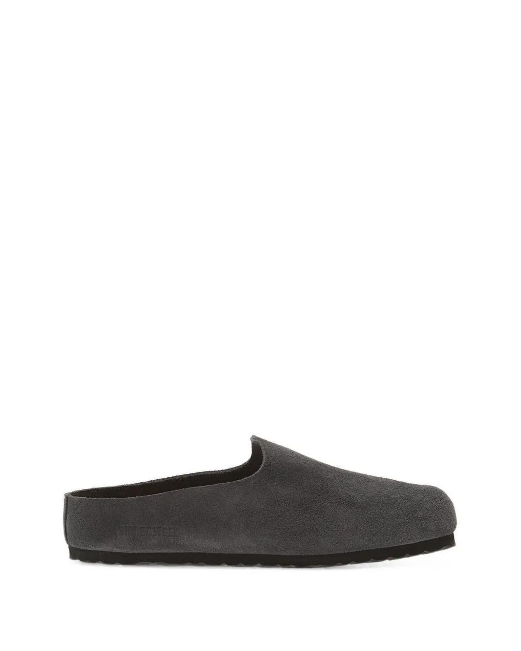Birkenstock White Amsterdam Wrapped Suede Mules