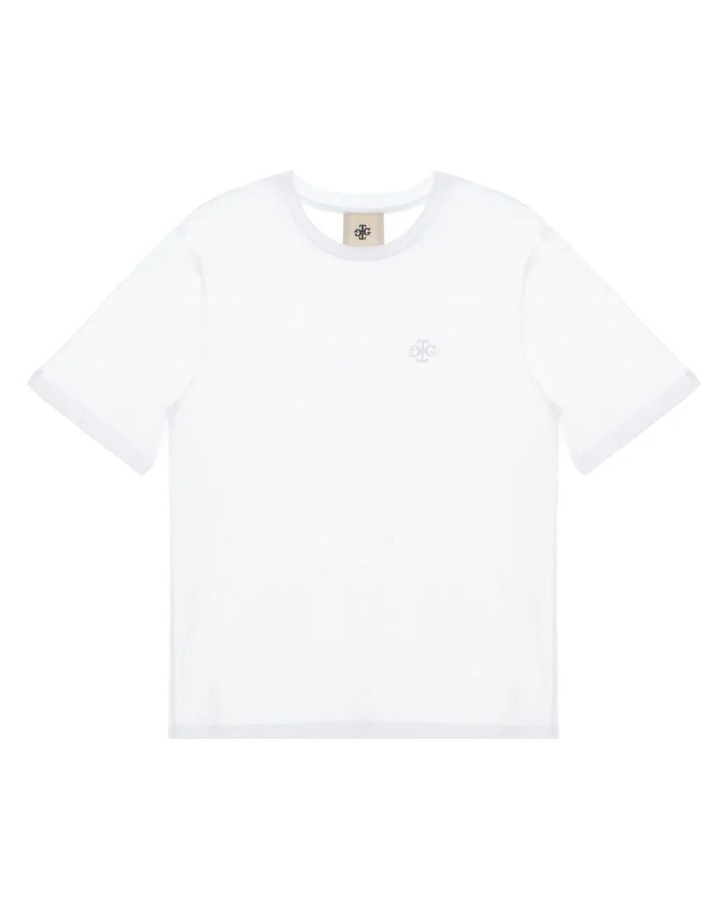THE GARMENT White Logo-Print T-Shirt
