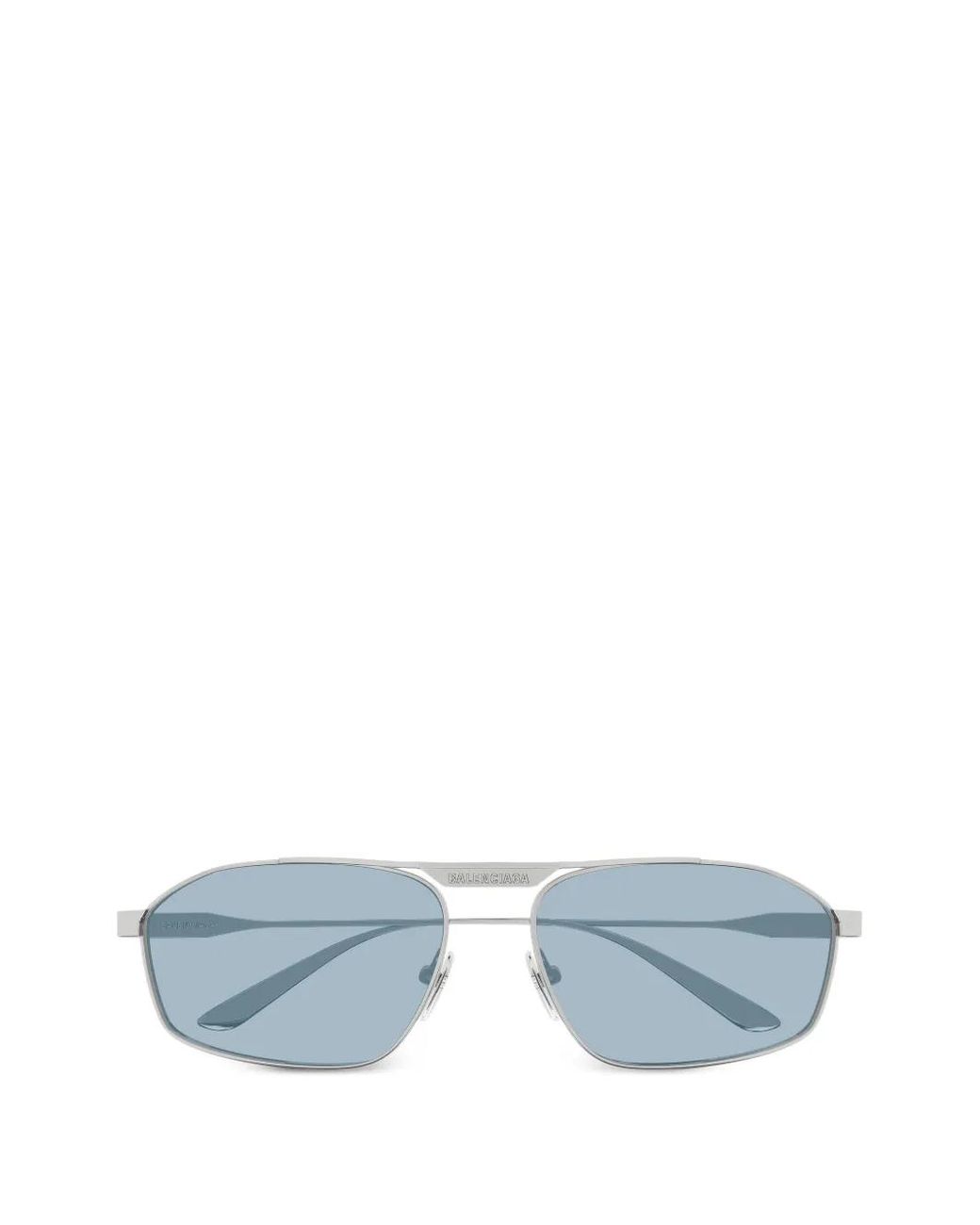 Balenciaga Blue Pilot-Frame Sunglasses for men