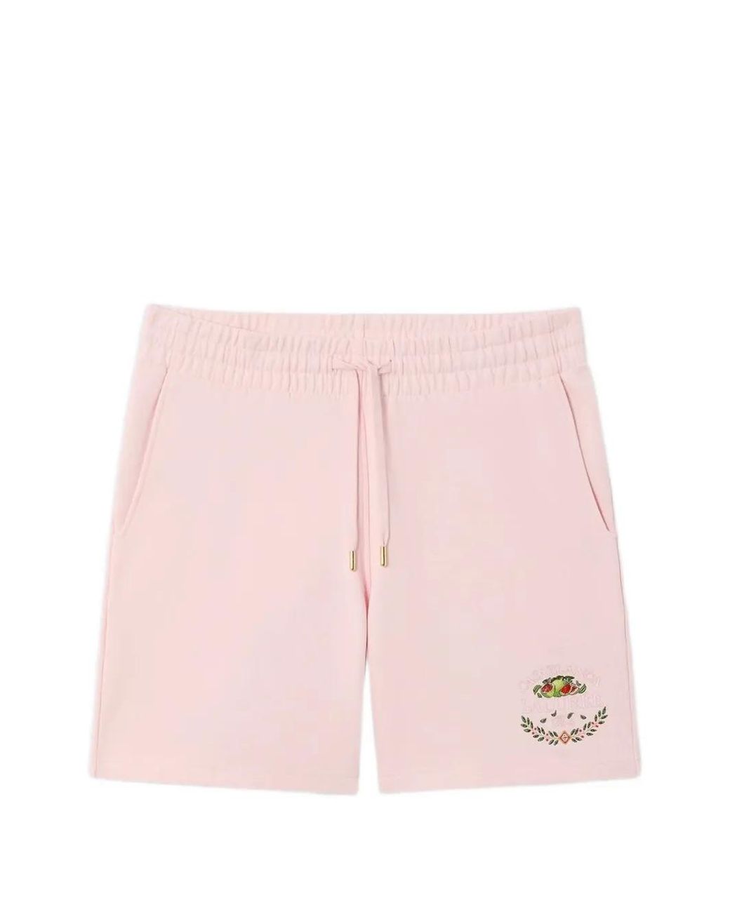 Casablanca Pink X Laduree Embroidered Shorts
