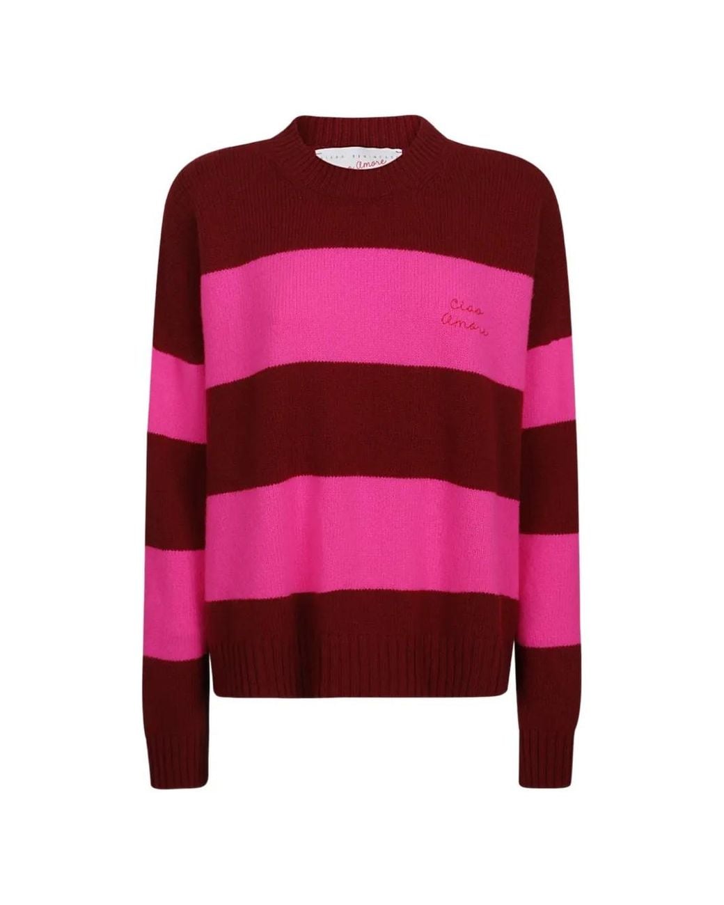 Giada Benincasa Red Greenwich Striped Sweater