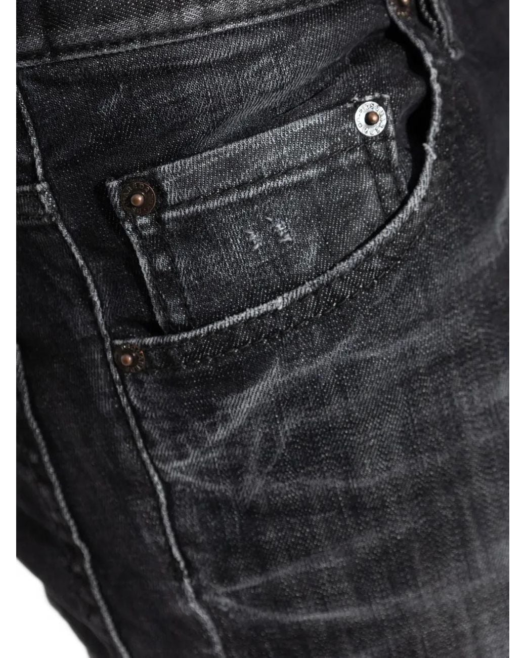 Vaqueros Con Parche Del Logo DSquared² de hombre de color Gray