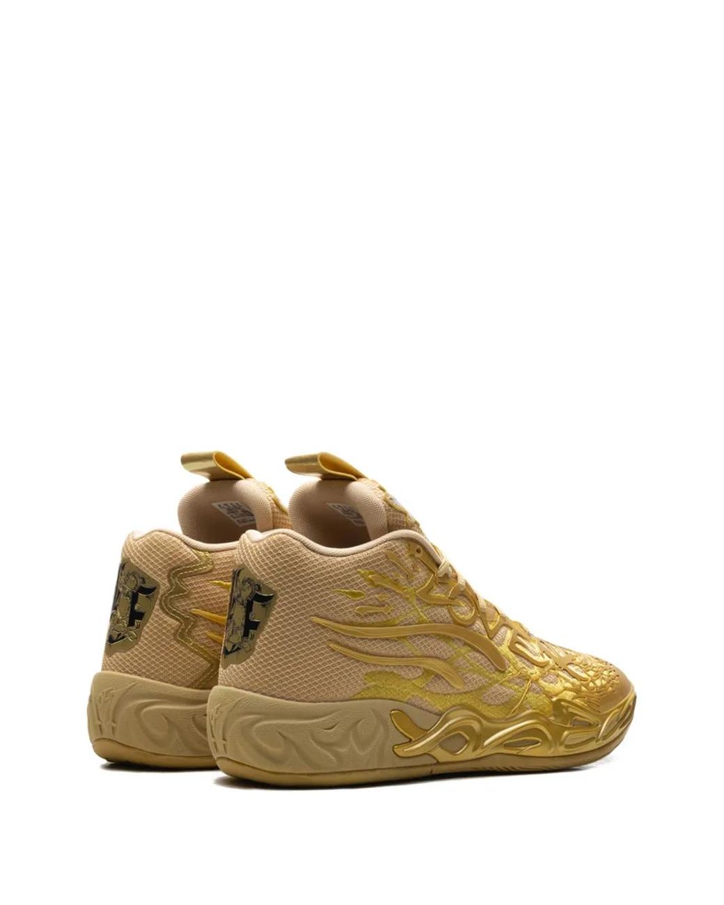 PUMA Yellow Mb.04 Golden Child Basketball Shoes for men