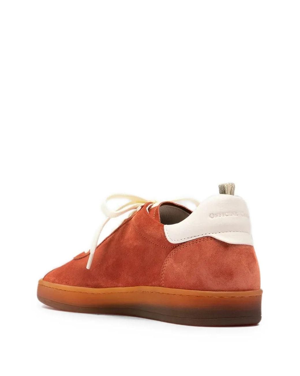 Officine Creative Red Ginnasio 101 Lace-Up Suede Low-Top Sneakers