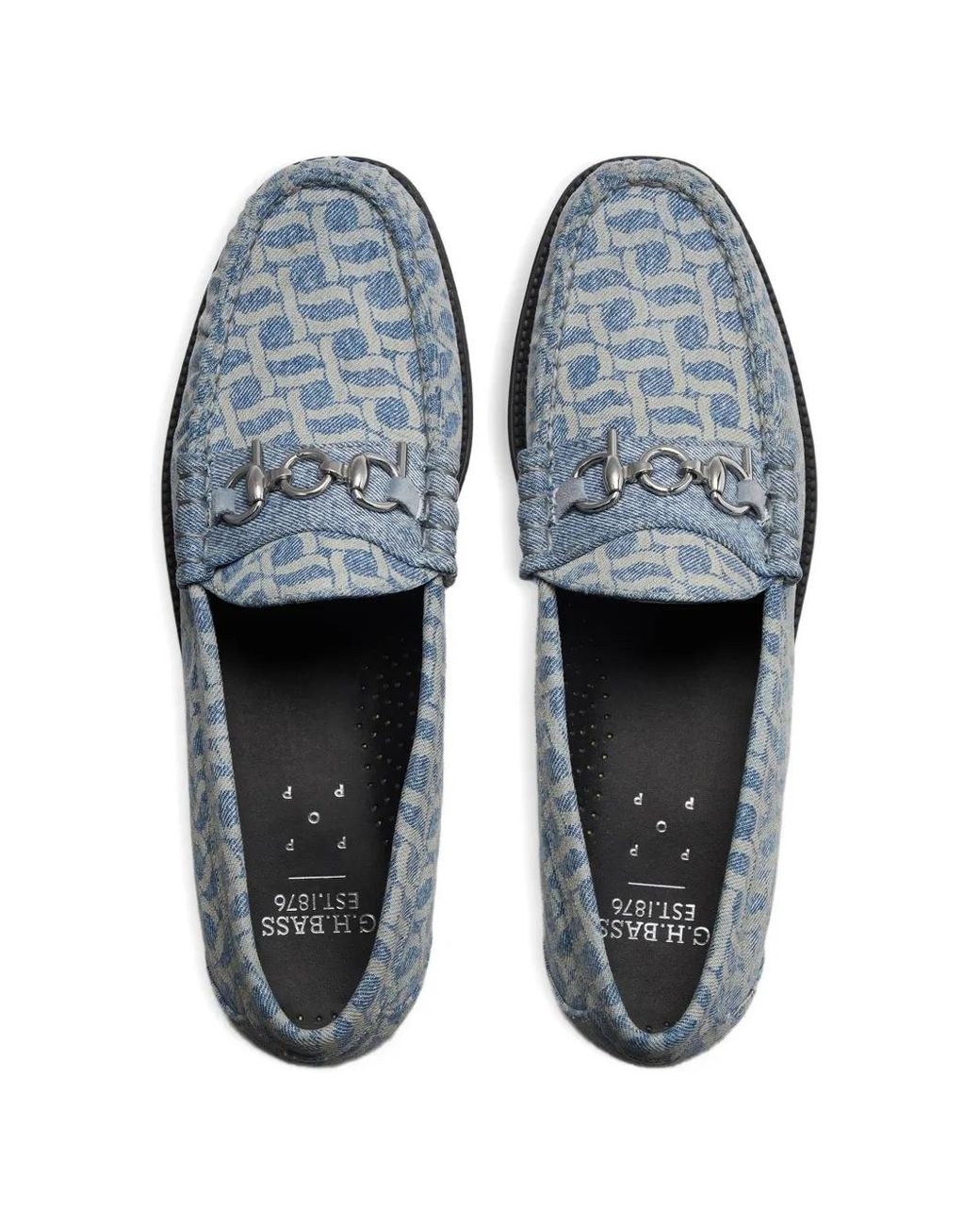 G.H.BASS Gray X Pop Easy Weejuns Lincoln Loafers for men
