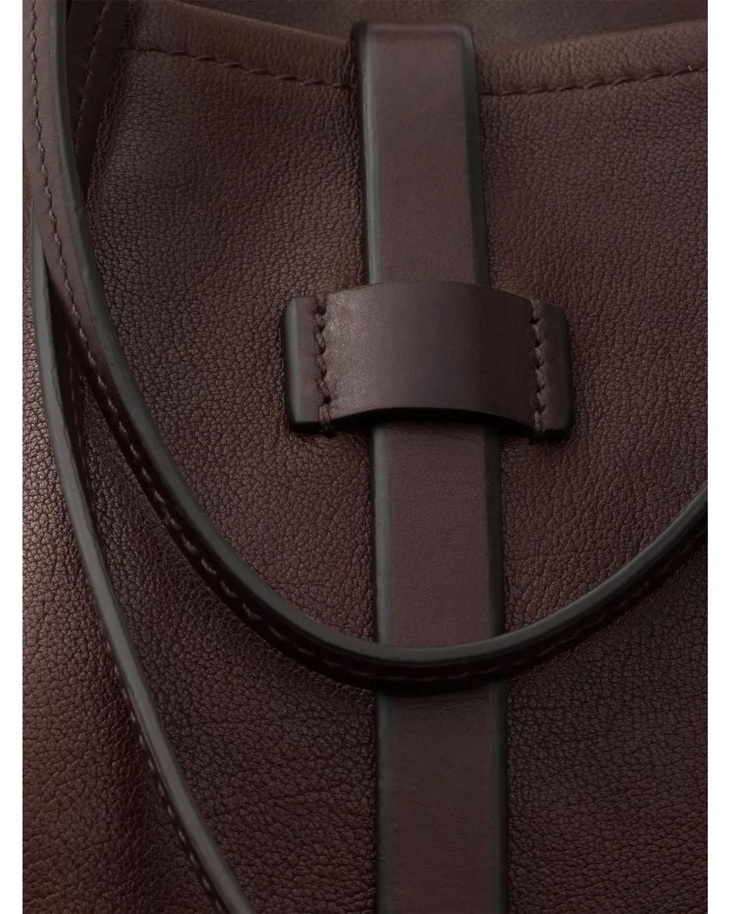 Prada Brown Route Large Leather Bag