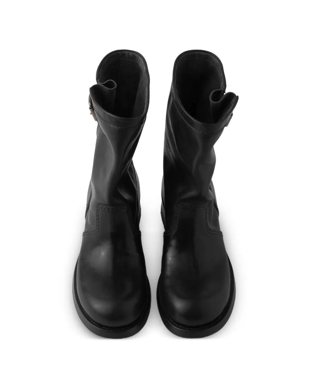 Prada Black Halbhohe Stiefel