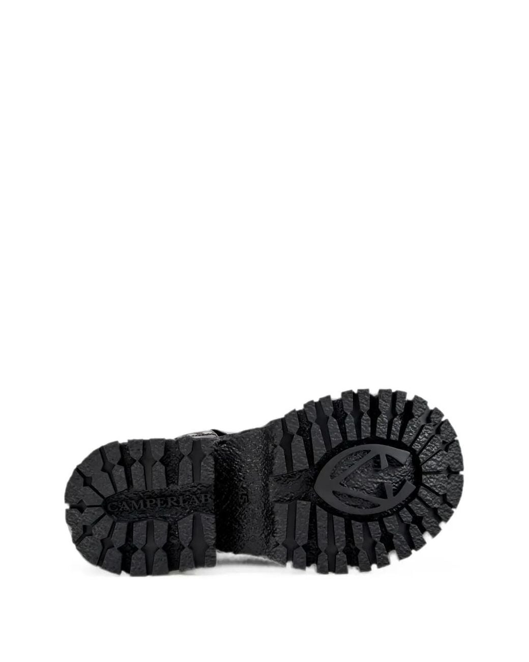 CAMPERLAB Black Terroso Leather Biker Boots