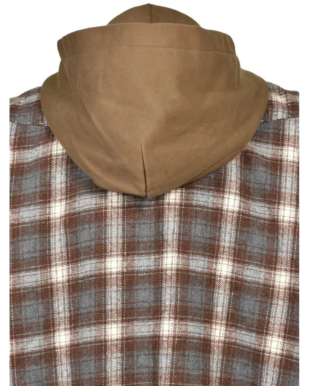 JUN/NAKAYAMA White Check-Pattern Shirt for men