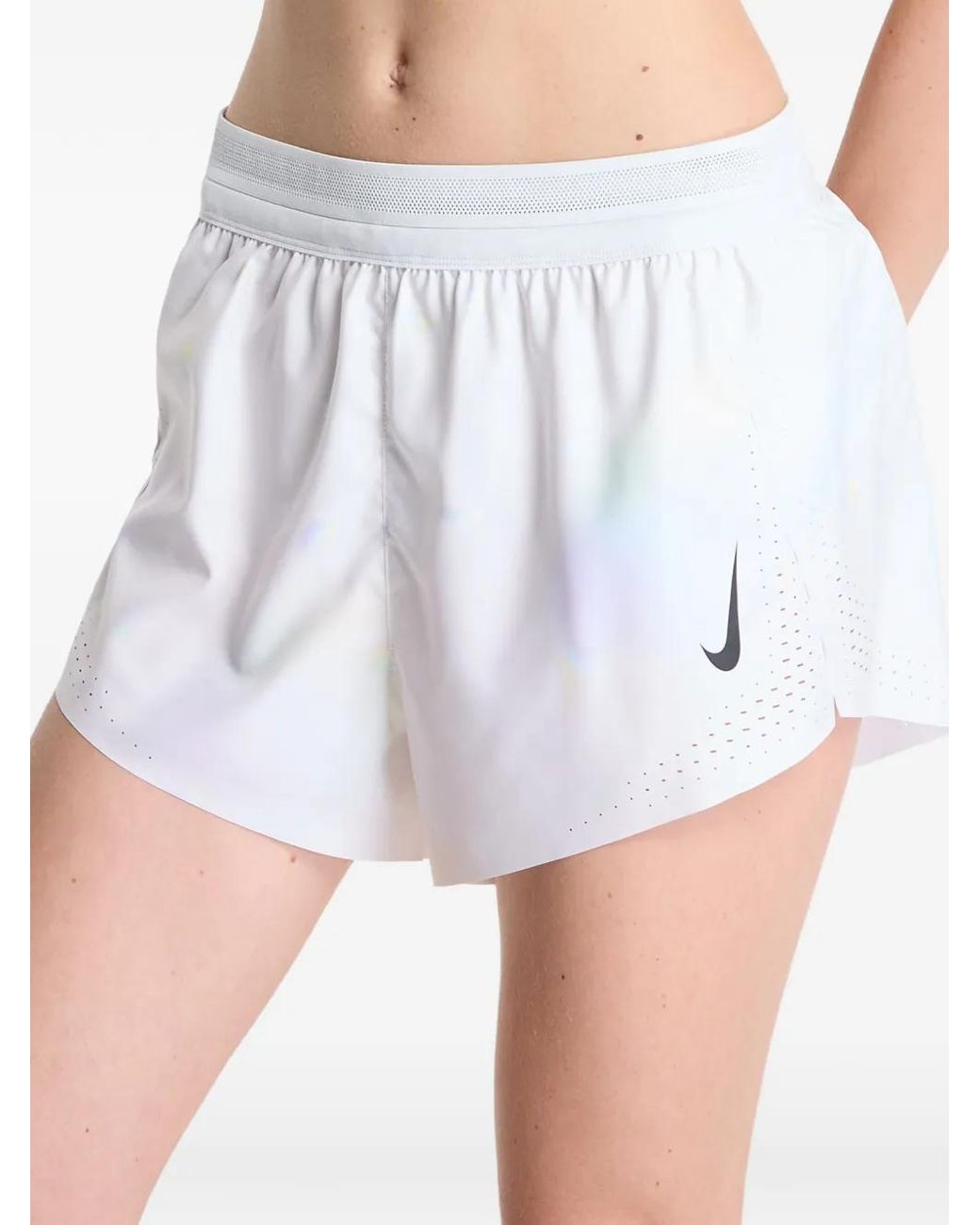 Nike White Aeroswift Dri-Fit Adv Shorts