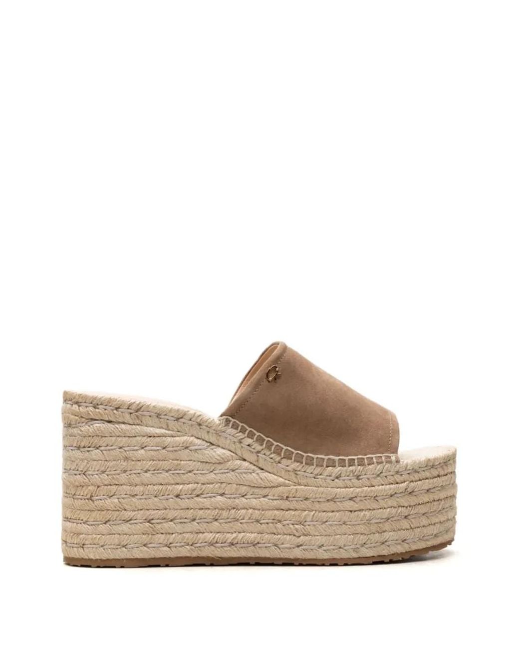 Gianvito Rossi Brown Suede Espadrilles