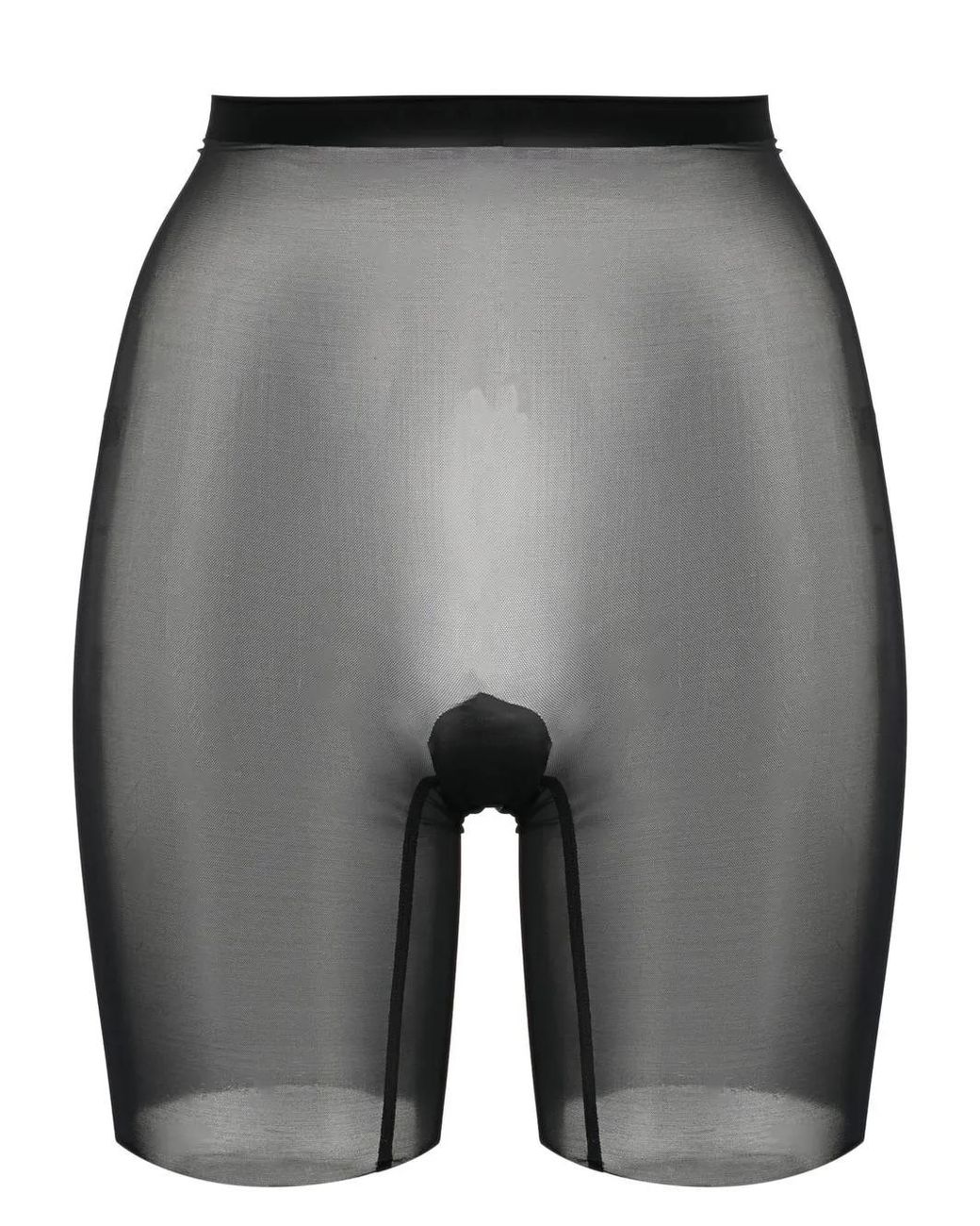 Wolford Gray Shaping Tulle Shorts