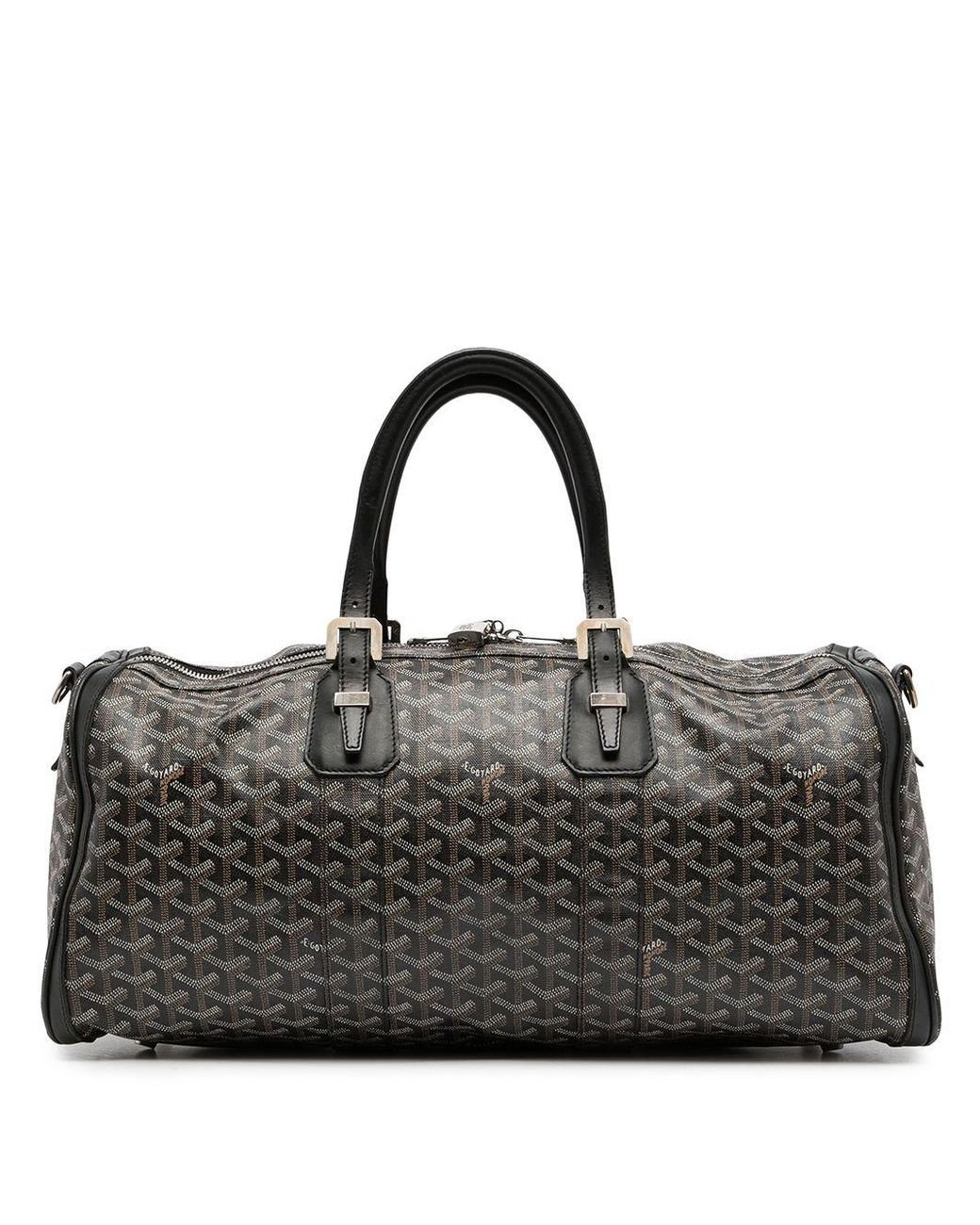 Goyard Monogram Duffle Bag in Black