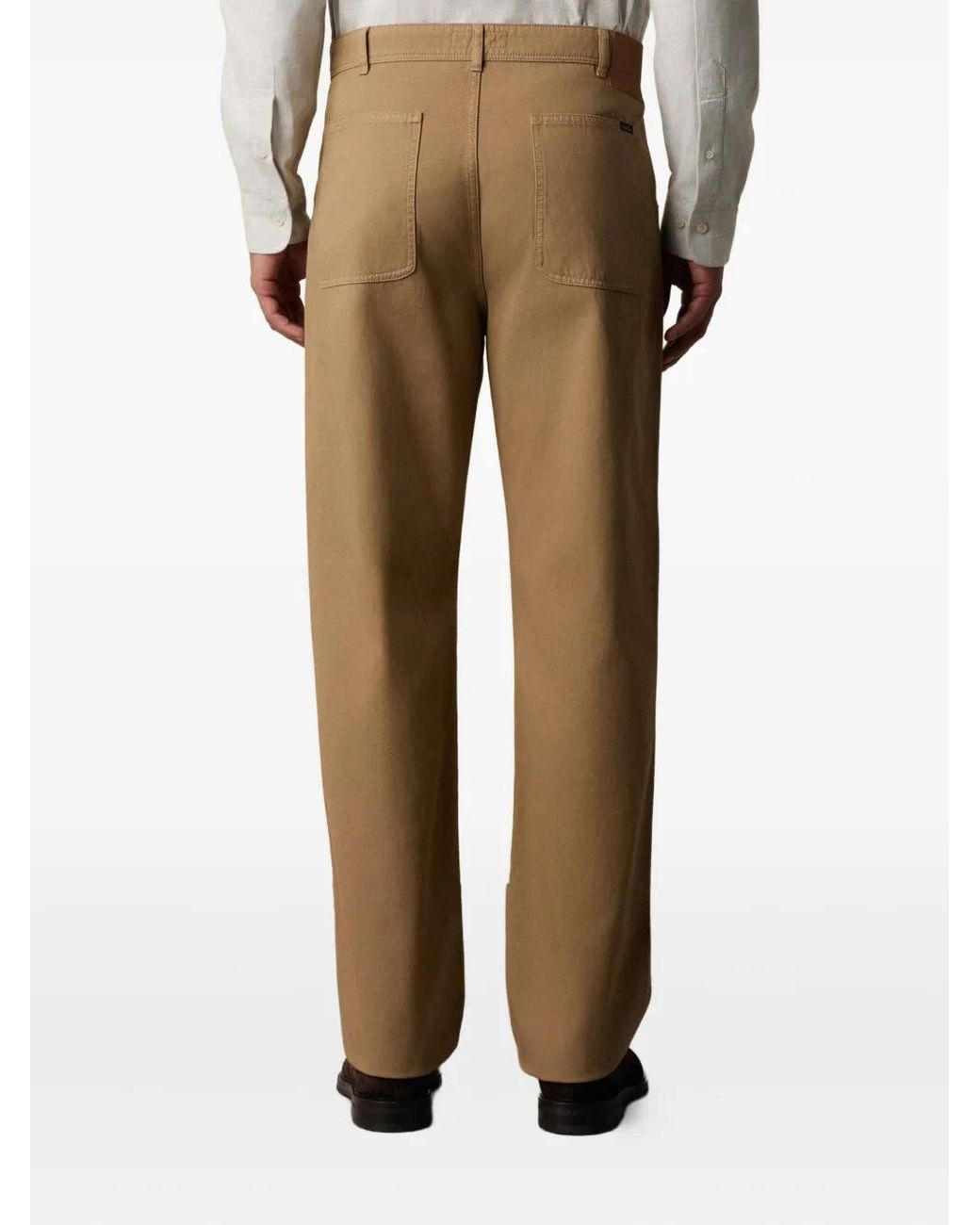 Brooks Brothers Green Five-Pocket Cotton-Blend Trousers for men